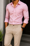 Rose Colour Shirt & Sandal Pant Combo
