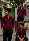 Red Shirt & Black Pant Combo