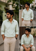 Pista Green Shirt & Sandal Pant Combo